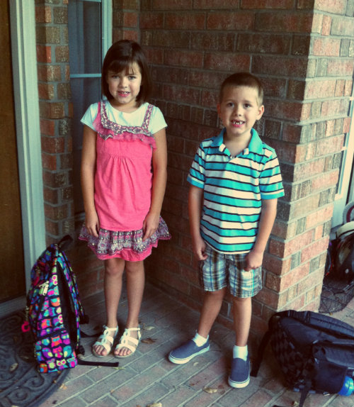 Babies first day of school