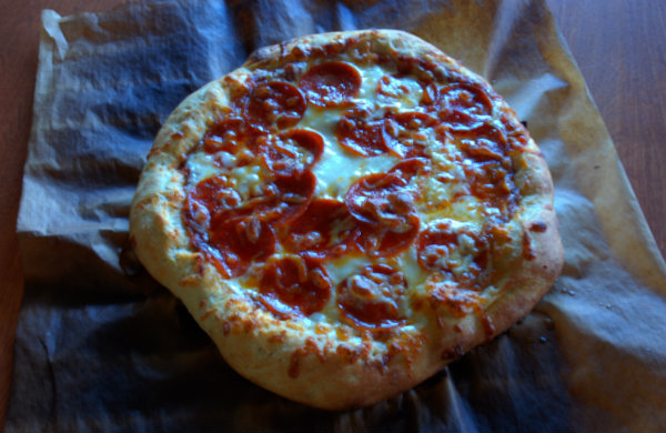 parchment pizza