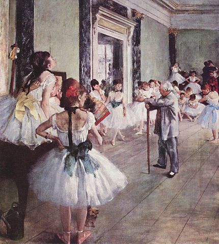 Ballet class degas
